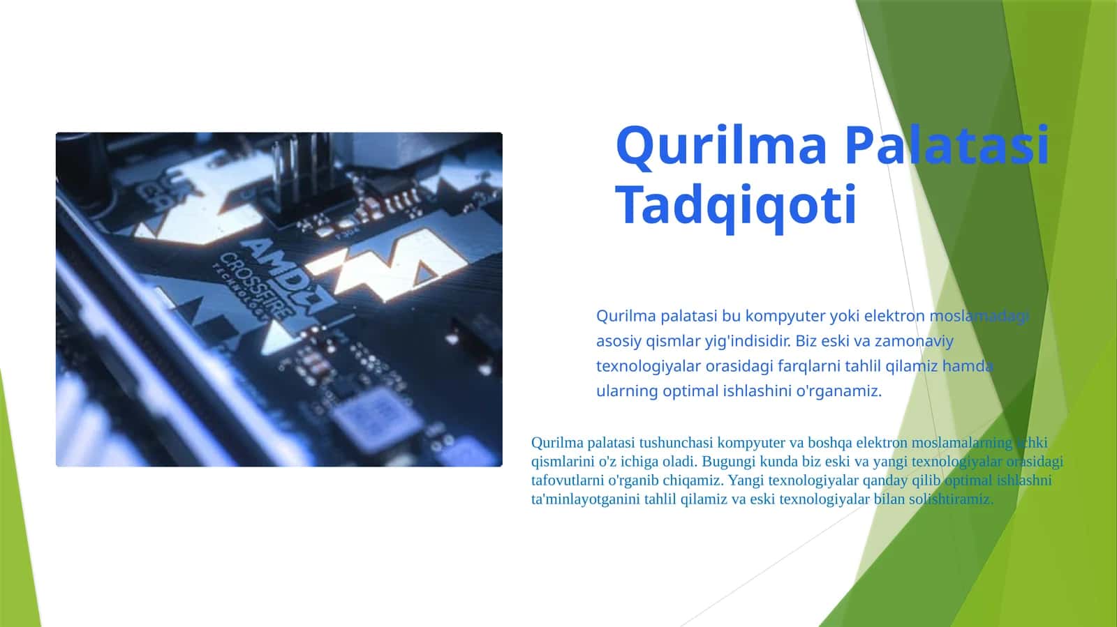 Qurilma Palatasi Tadqiqoti 1