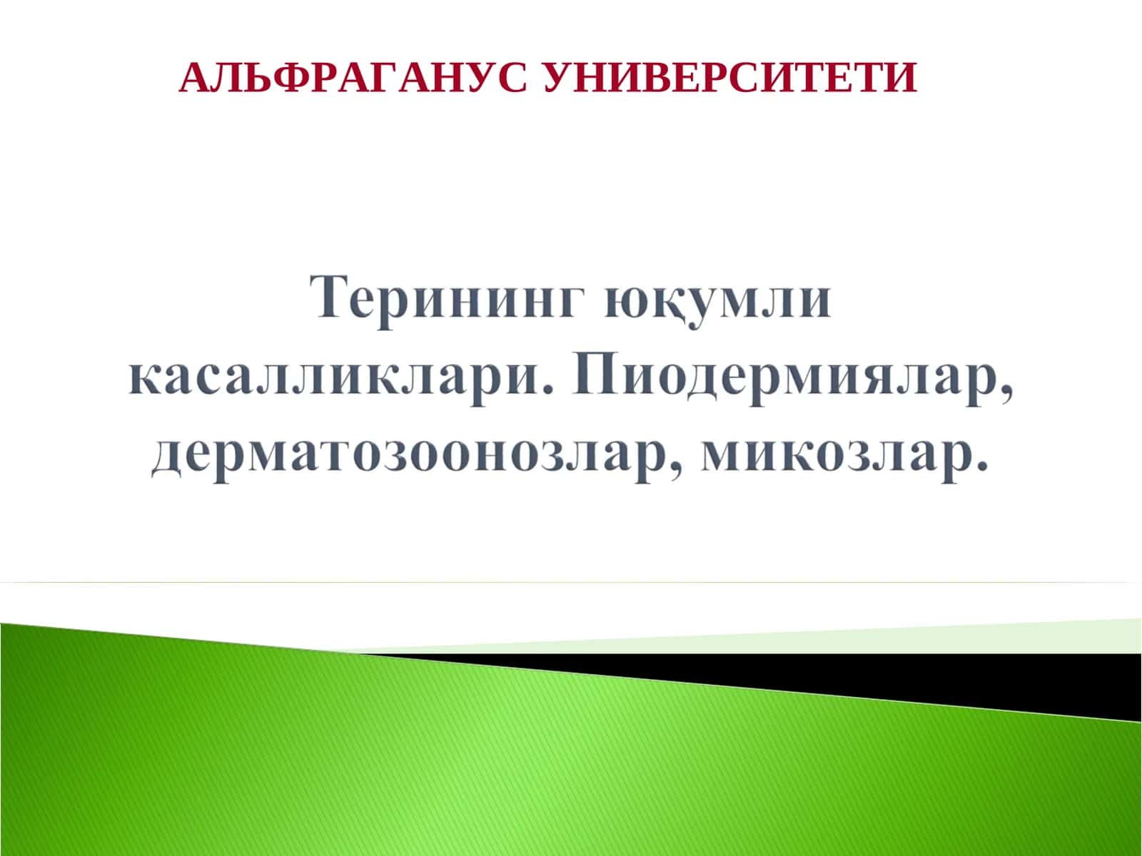 АЛЬФРАГАНУС УНИВЕРСИТЕТИ 1