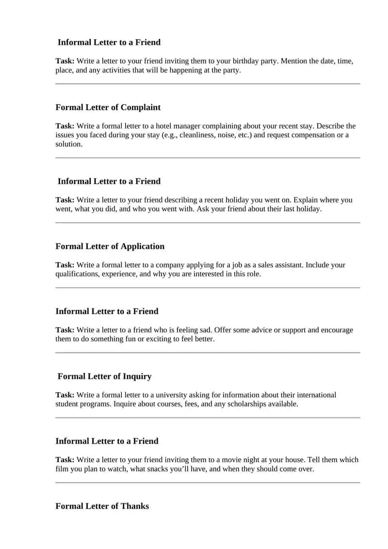 Formal Letter of Inquiry 1