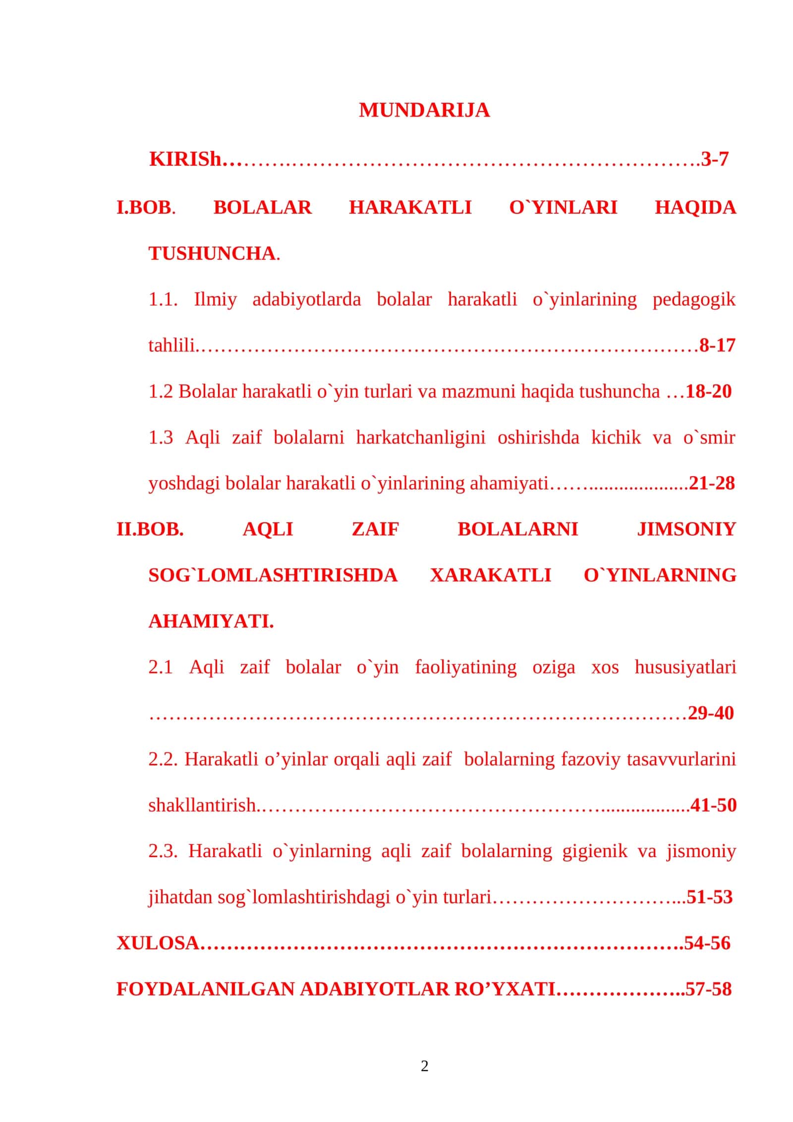 Bolalar harakatli o`yinlari 1
