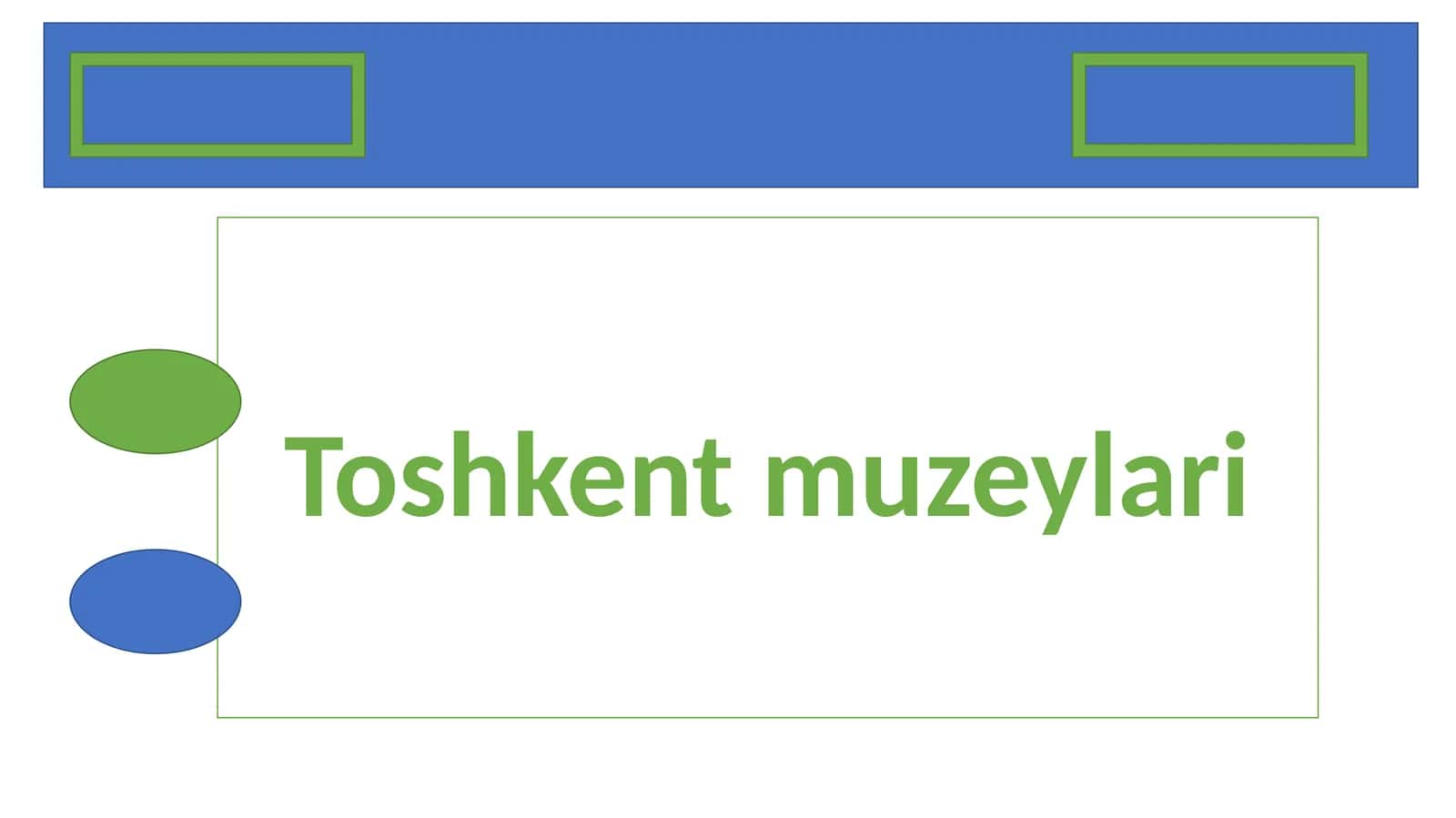 TOSHKENT MUZEYLARI 1