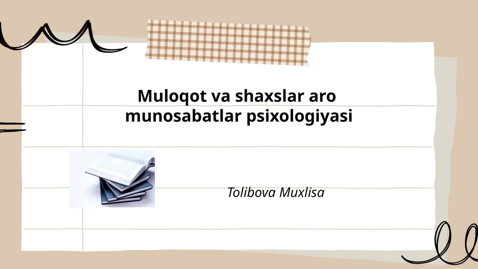 Muloqot va shaxslar aro munosabatlar psixologiyasi 1