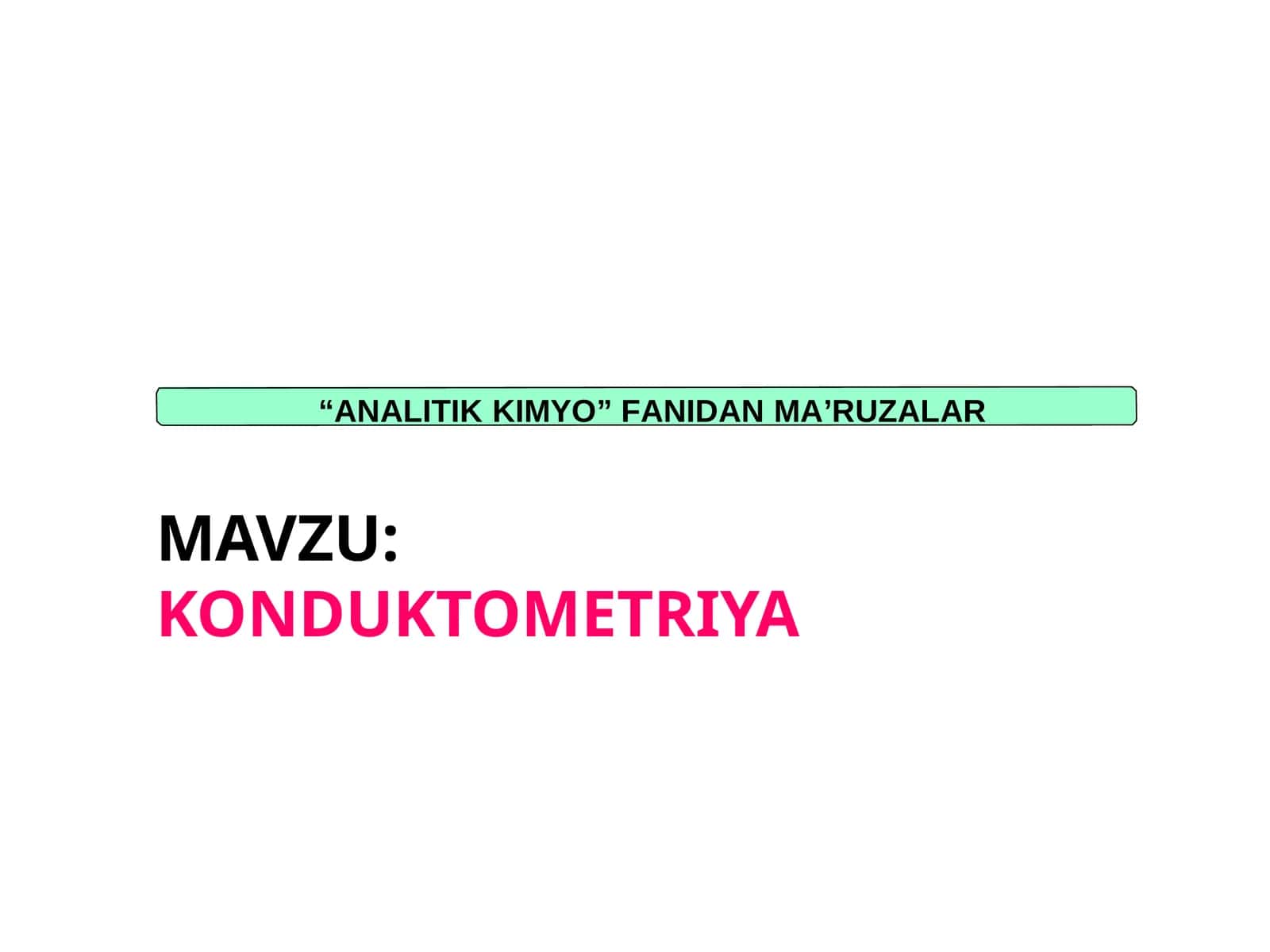 KONDUKTOMETRIYA 1