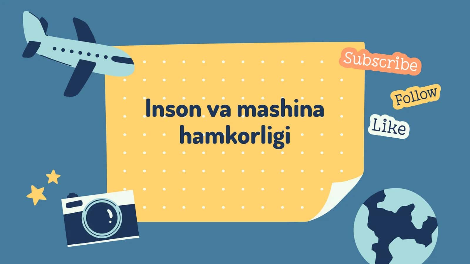 Inson va mashina hamkorligi 1