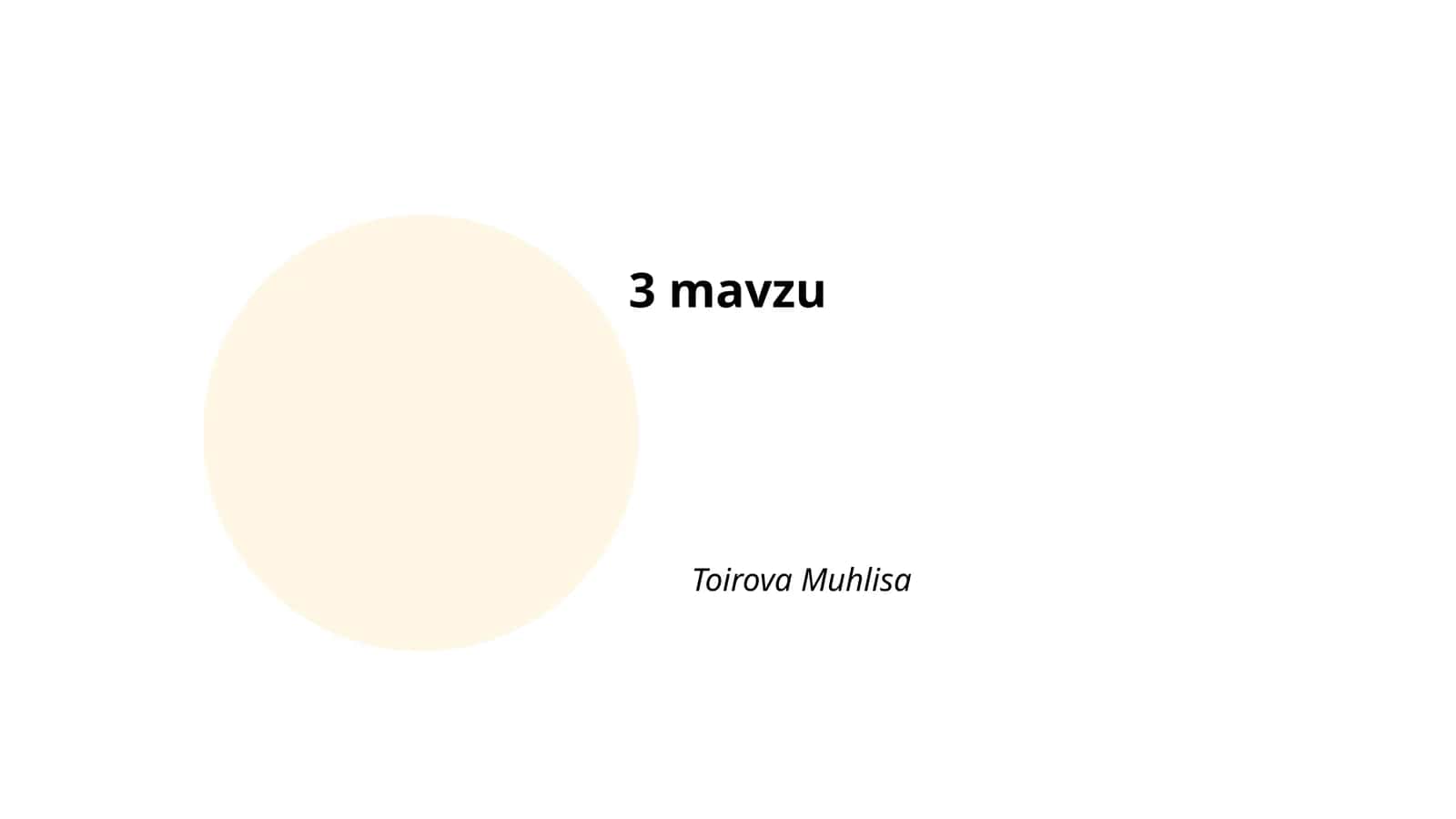 3-mavzu: kirish va muammo ko‘lami 1