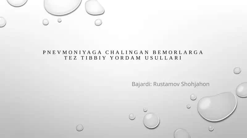 Pnevmoniyagachalinganbemorlargateztibbiyyordamusullari 1