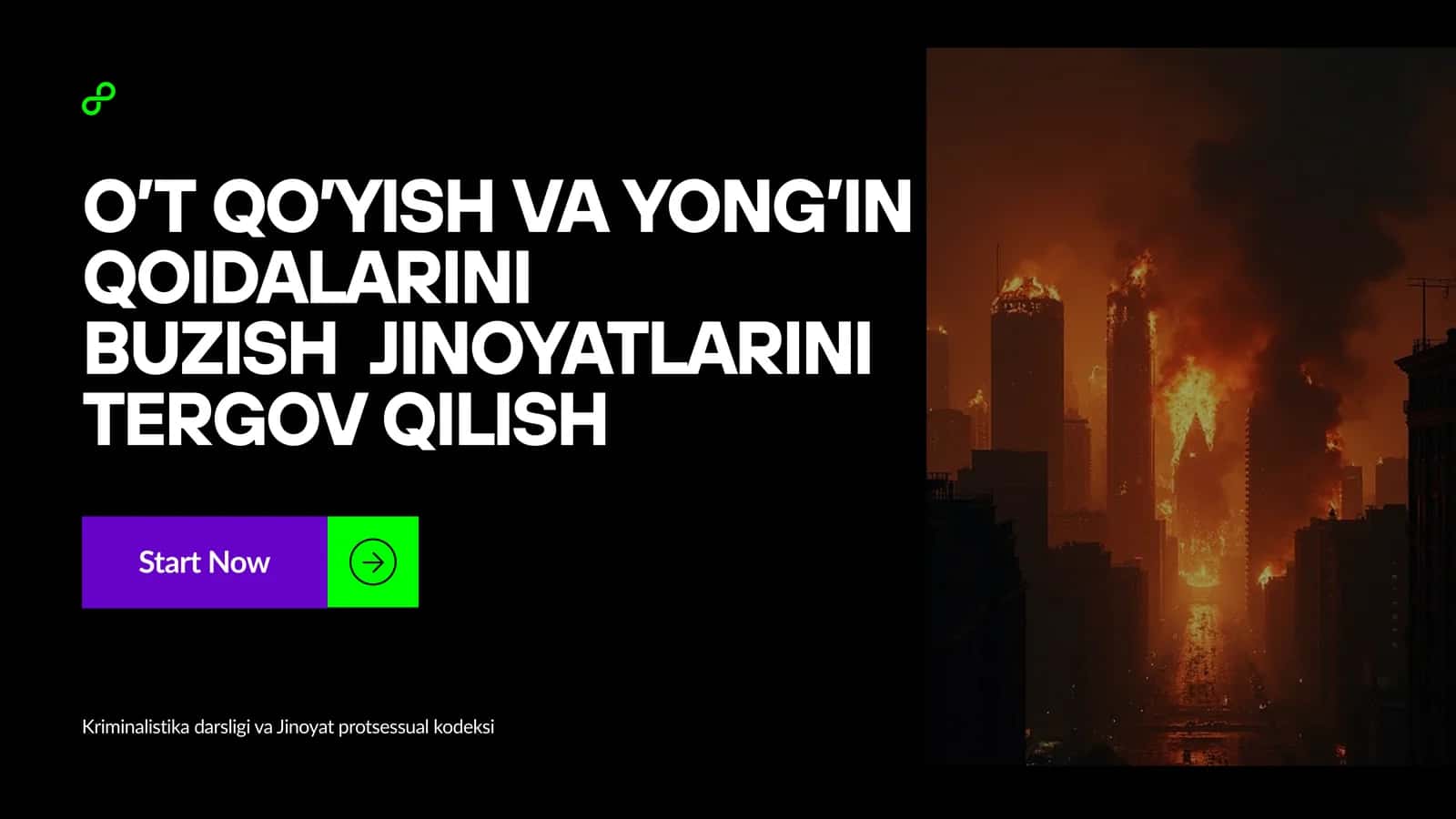 O’T QO’YISH VA YONG’IN QOIDALARINI BUZISH  JINOYATLARINI  TERGOV QILISH 1