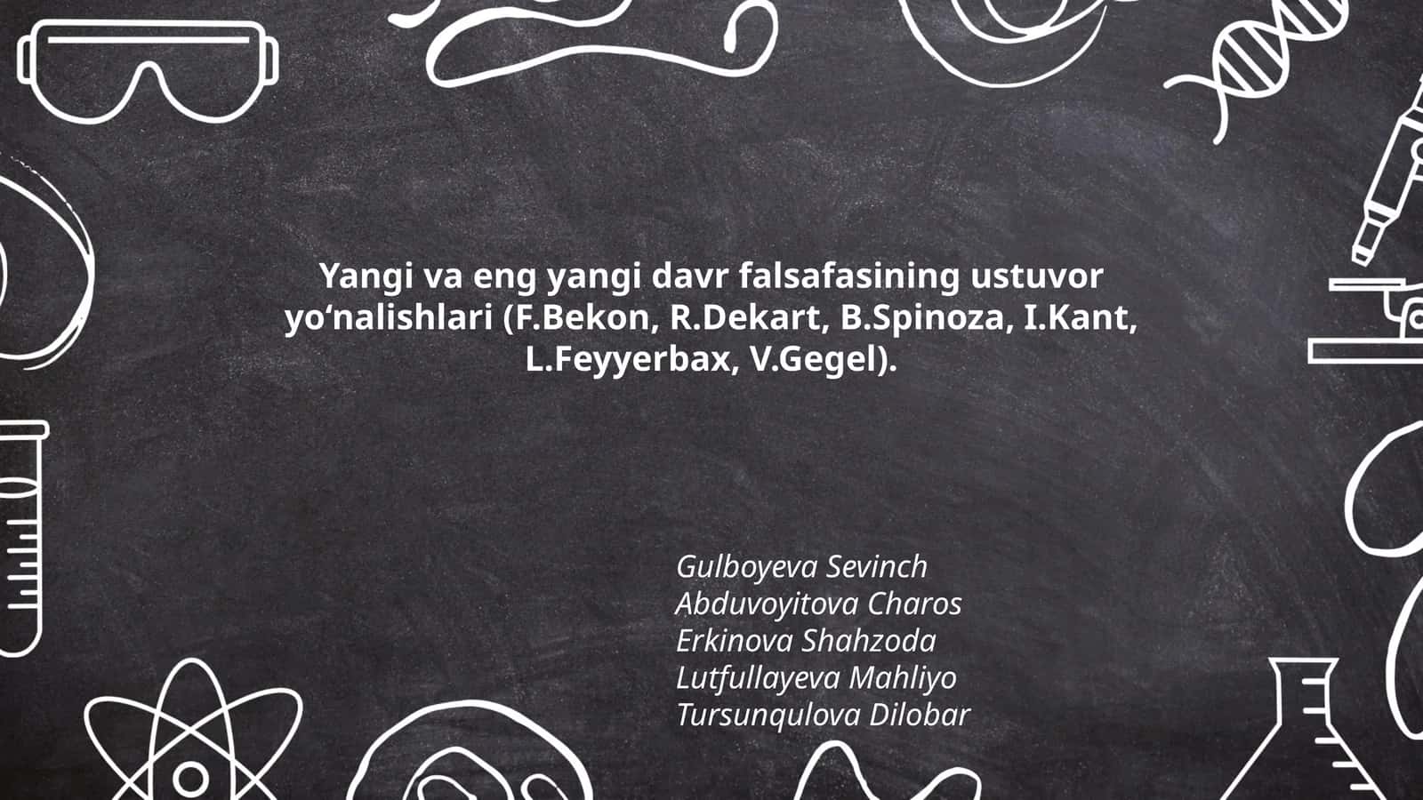 Yangi va eng yangi davr falsafasining ustuvor yo‘nalishlari 1