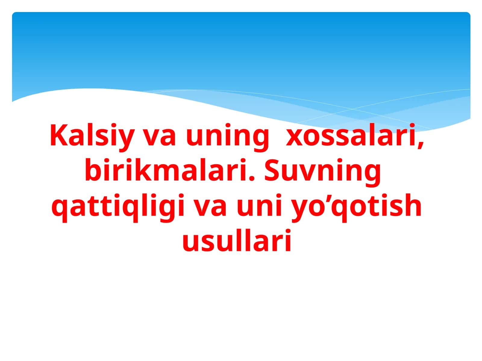 Kalsiy 1
