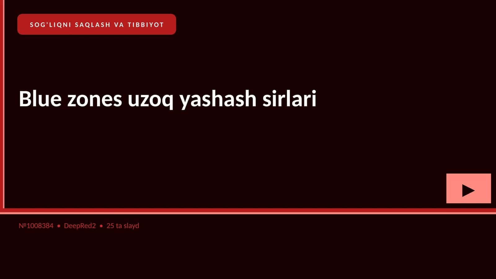 Blue zones uzoq yashash sirlari 1