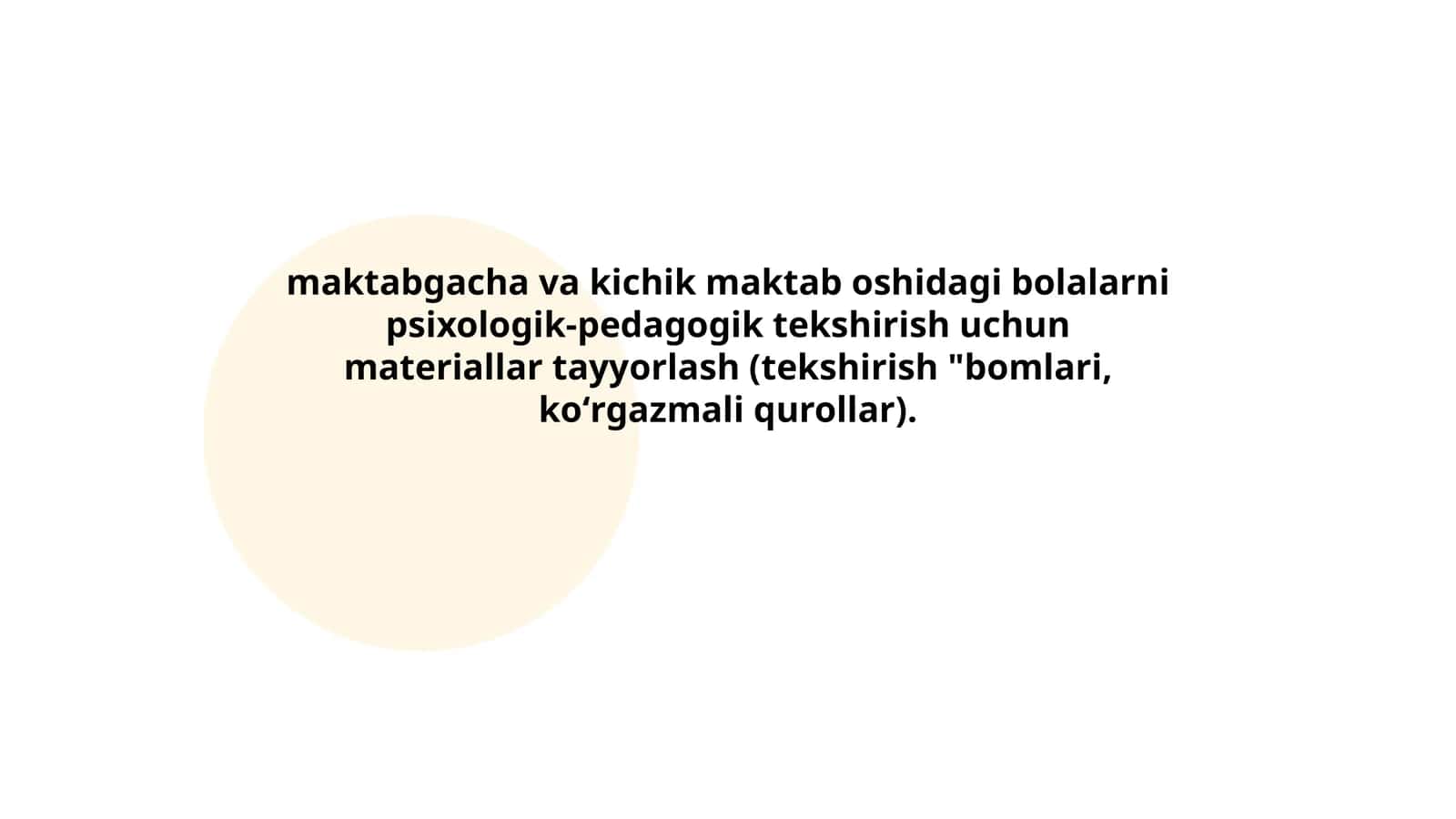 Motorik rivojlanishni baholash 1