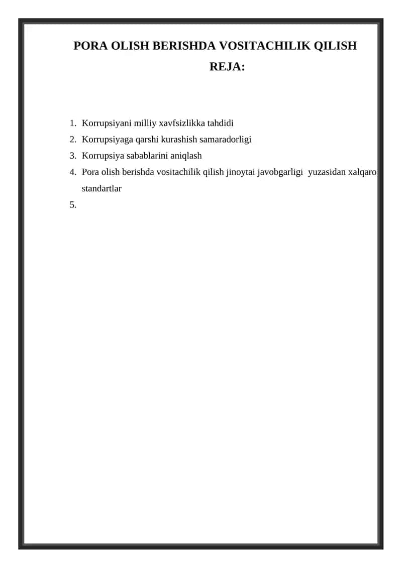 PORA OLISH BERISHDA VOSITACHILIK QILISH 1