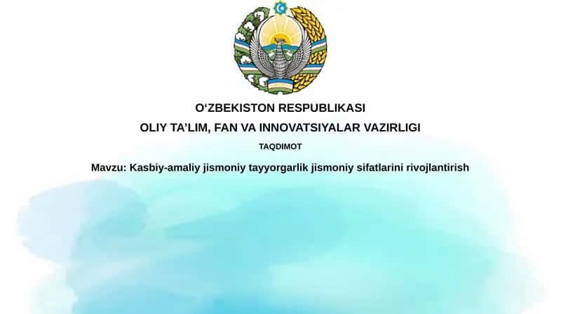 Professional-amaliy jismoniy tayyorgarlik 1