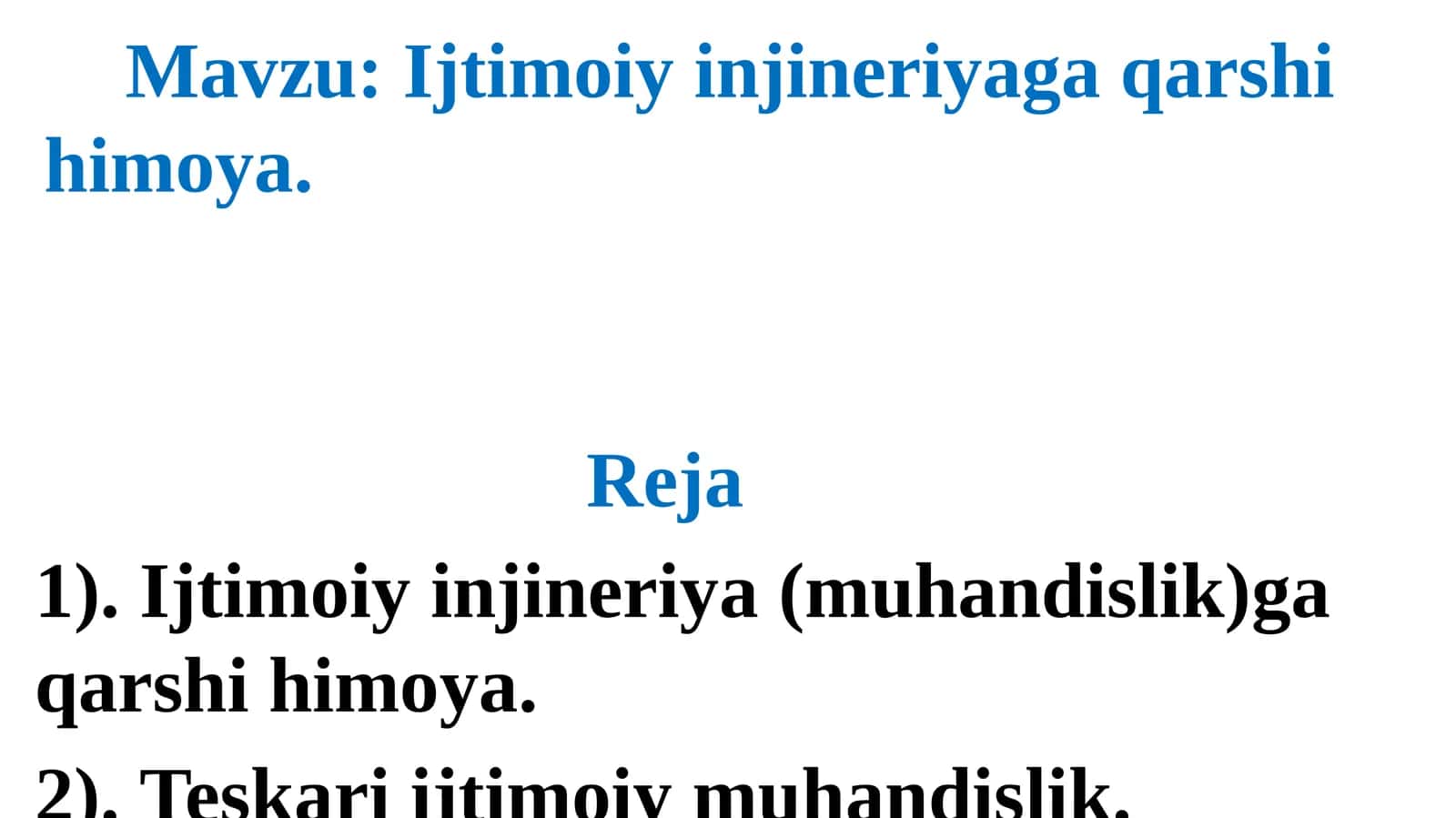 Ijtimoiy injineriyaga qarshi himoya 1