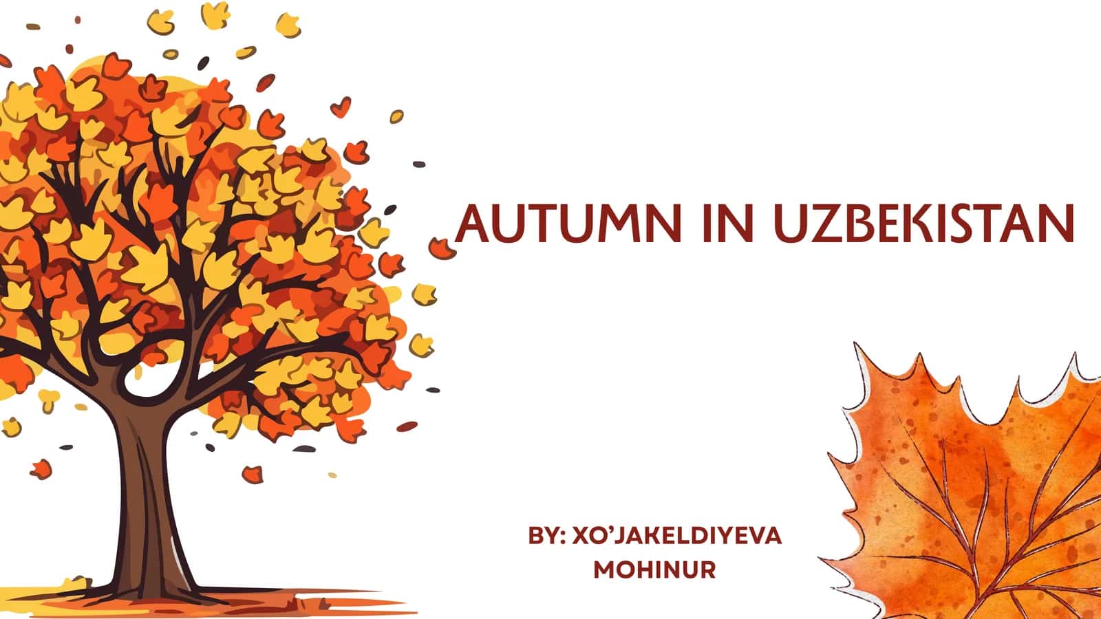 AUTUMN IN UZBEKISTAN 1
