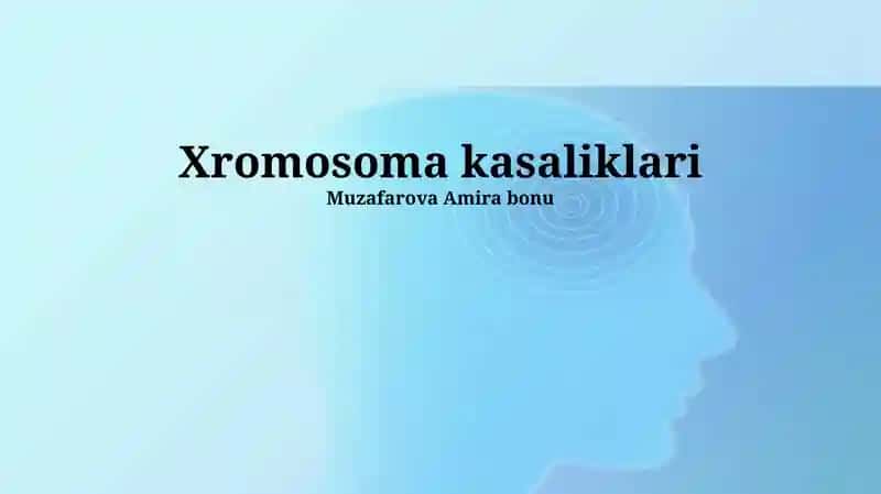 Xromosoma kasalliklari
