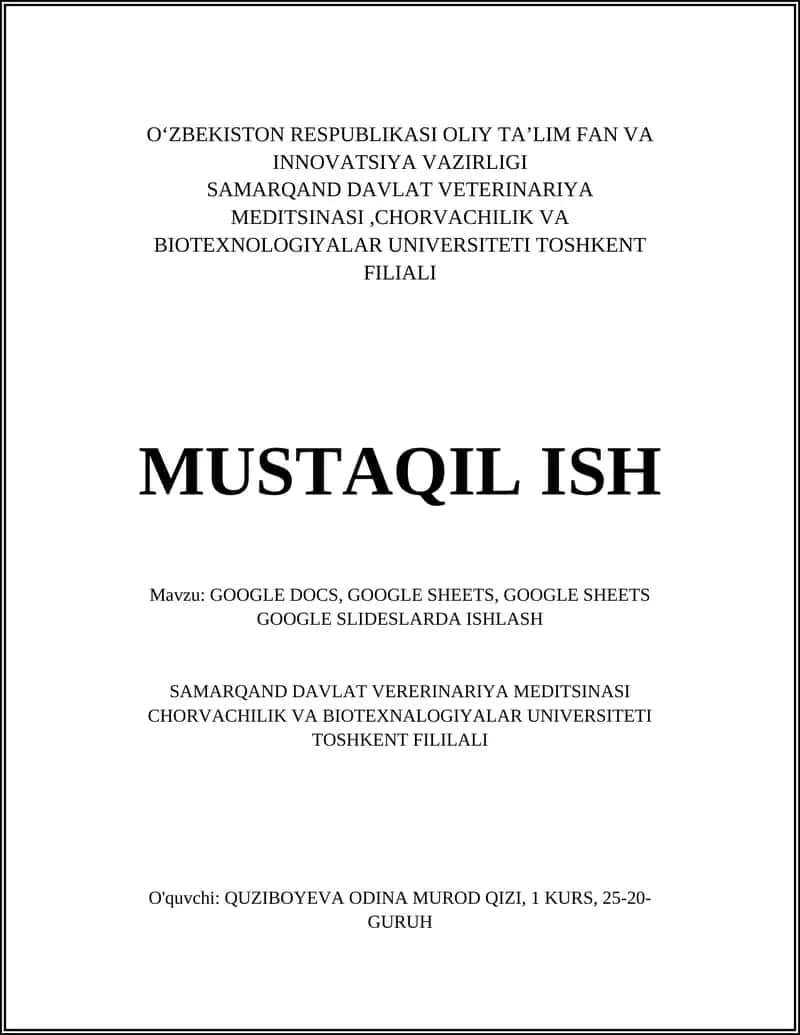 Google Docs 1