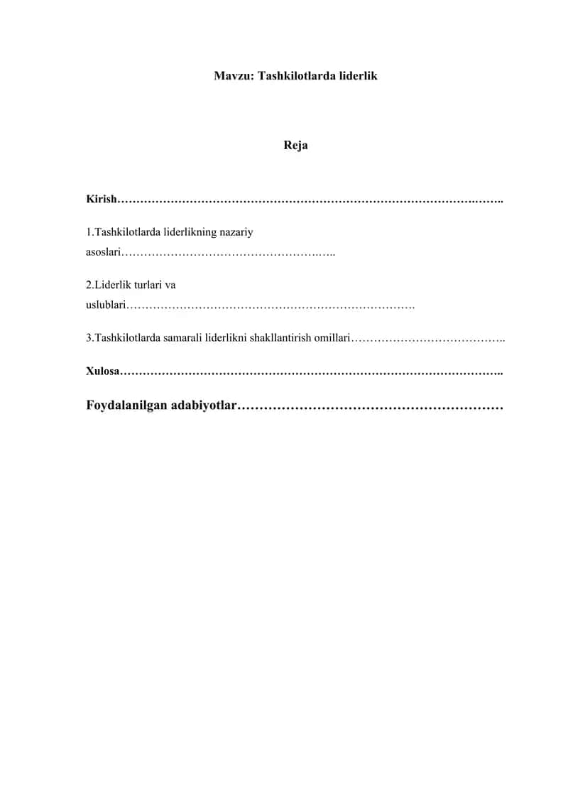 Tashkilotlarda liderlik 1