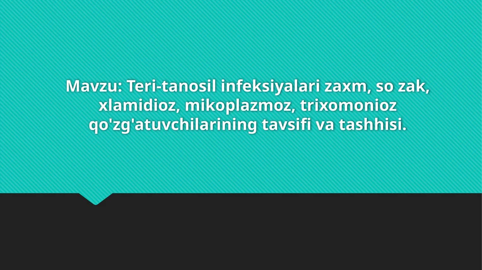 Teri-tanosil infeksiyalar 1