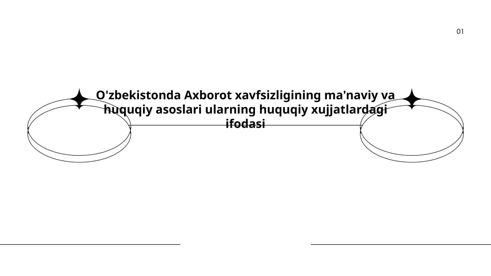 O'zbekistonda Axborot xavfsizligining ma'naviy va huquqiy asoslari 1