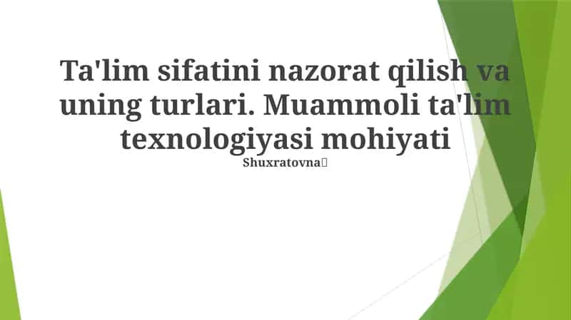 PBL: Afzaliklari va Kamchiliklari 1