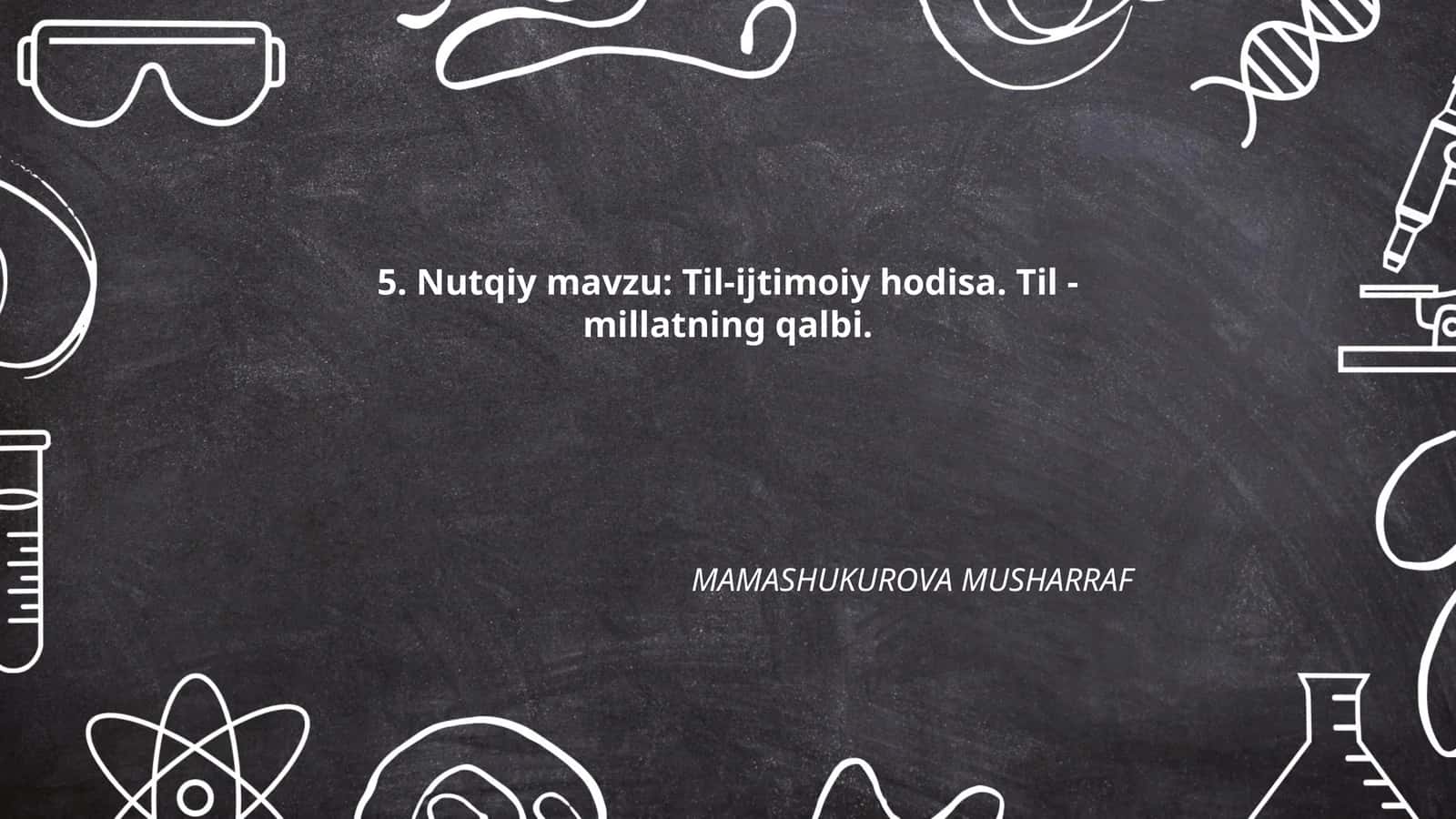 Tilning ijtimoiy vazifasi 1
