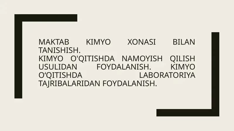 Kimyo fanidan namoyish 1