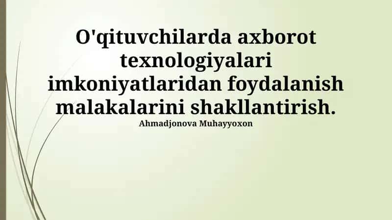 Zamonaviy IT Vositalaridan foydalanish strategiyasi 1