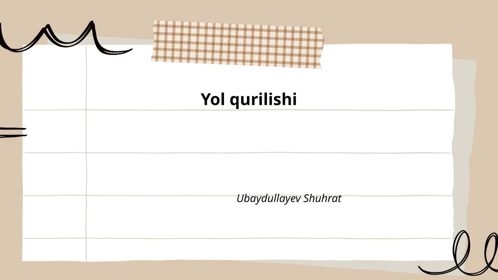 Yol qurilishi 1
