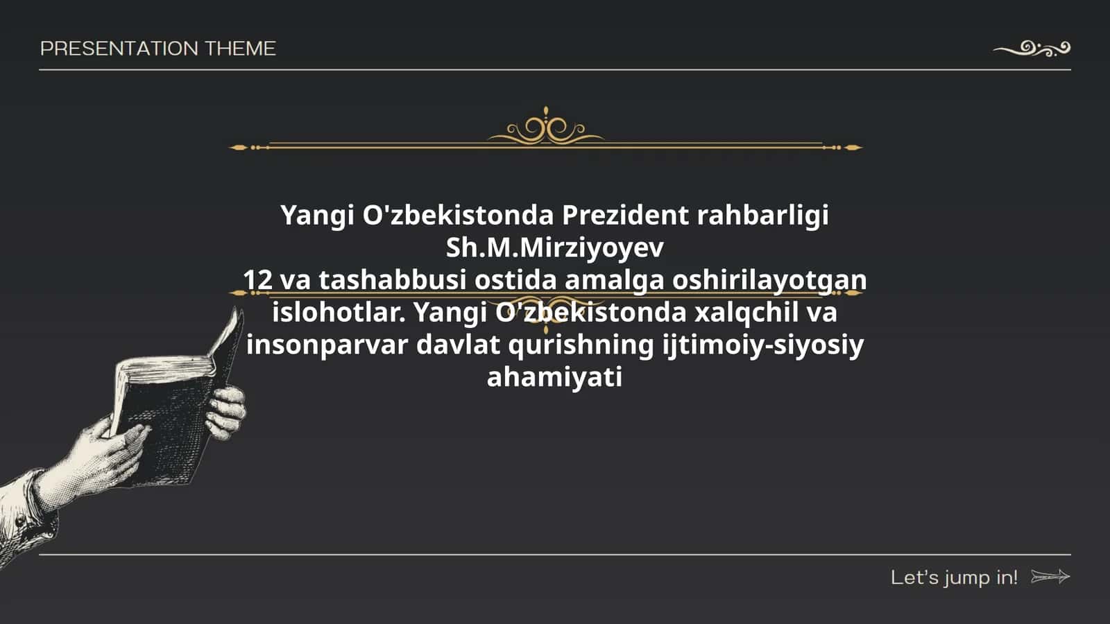 Yangi O'zbekistonda Prezident rahbarligi Sh.M.Mirziyoyev 1