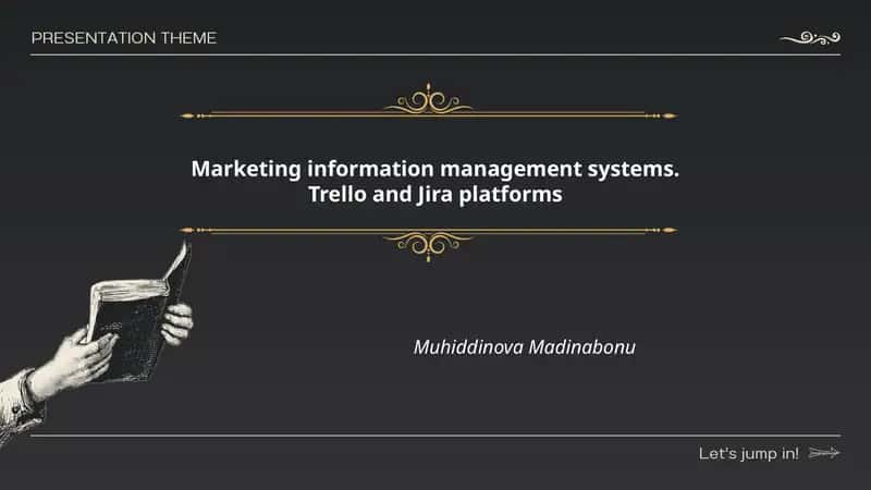 Marketing information management systems 1