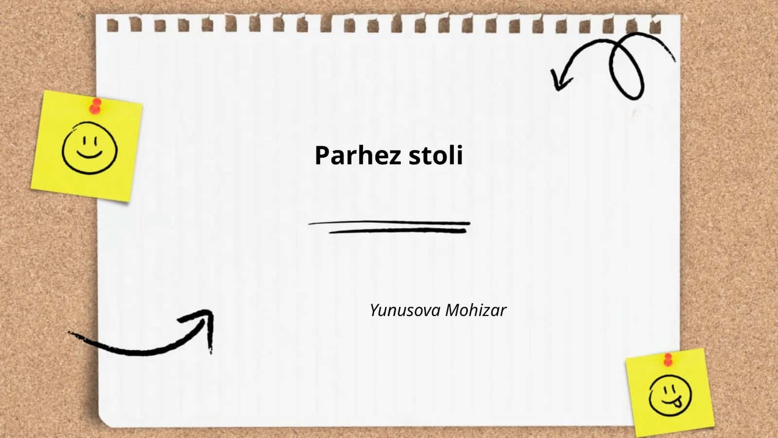 Parhez stoli 1