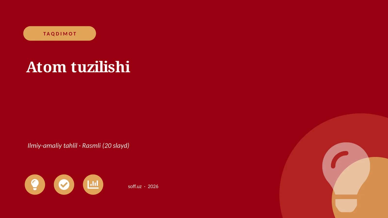 Atom tuzilishi 1