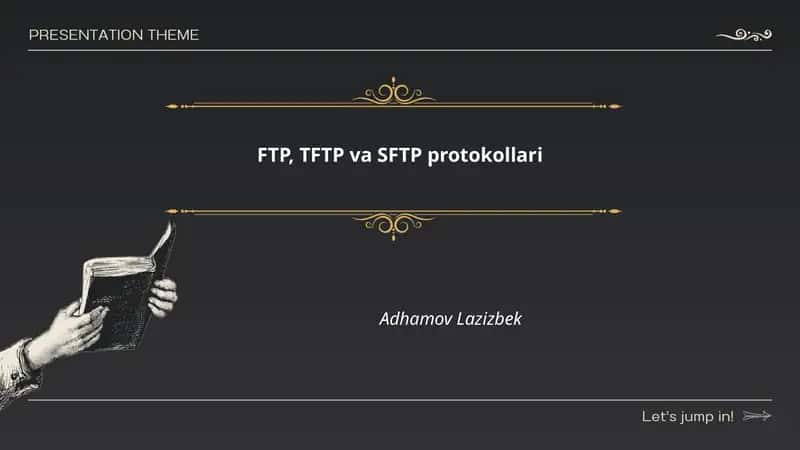 FTP, TFTP va SFTP protokollari 1