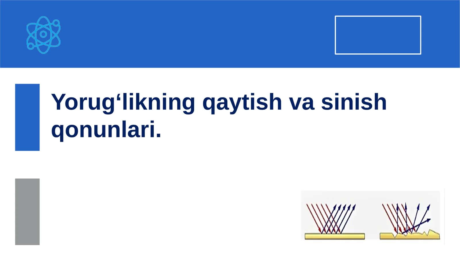 Yorug‘likningqaytish vasifalari 1