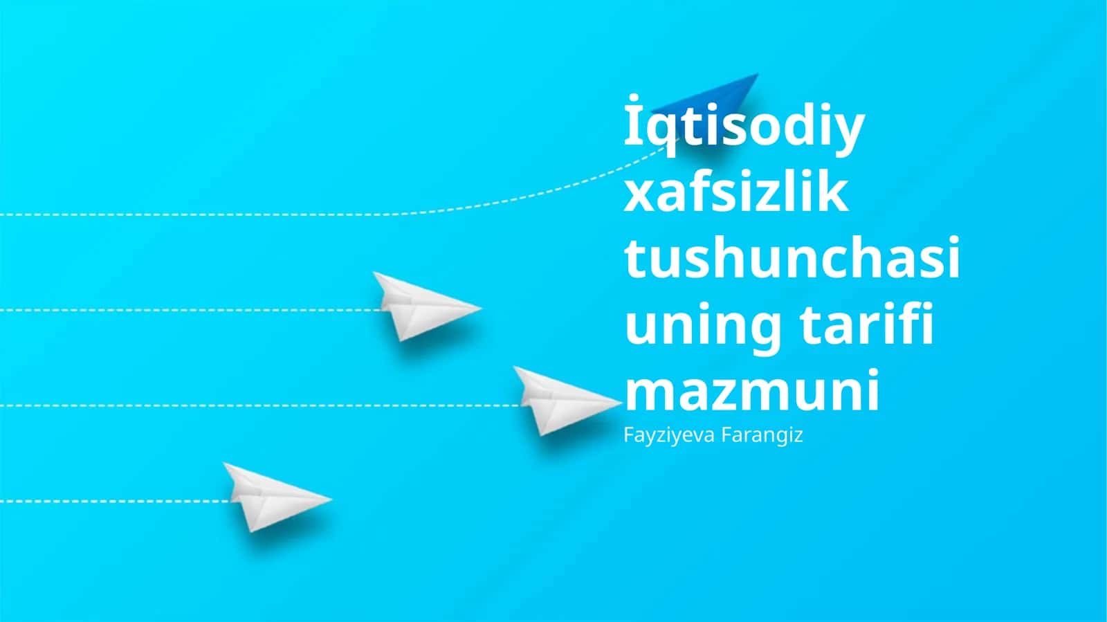 İqtisodiy xafsizlik tushunchasi uning tarifi mazmuni 1