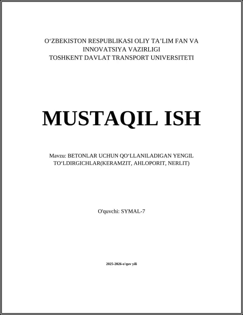 Keramzit, Ahloporit, Nerlit 1