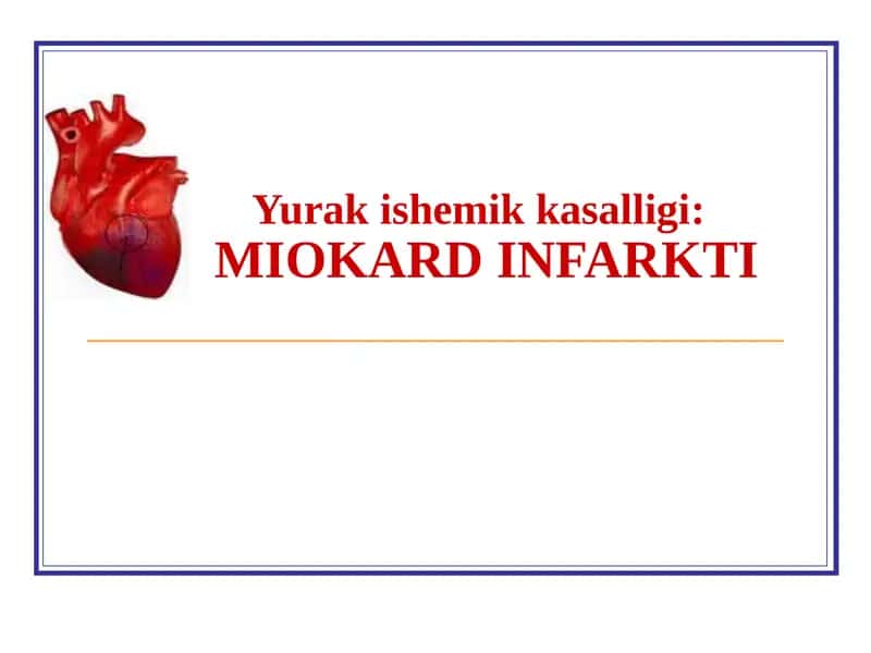 MIOKARD INFARKTI 1