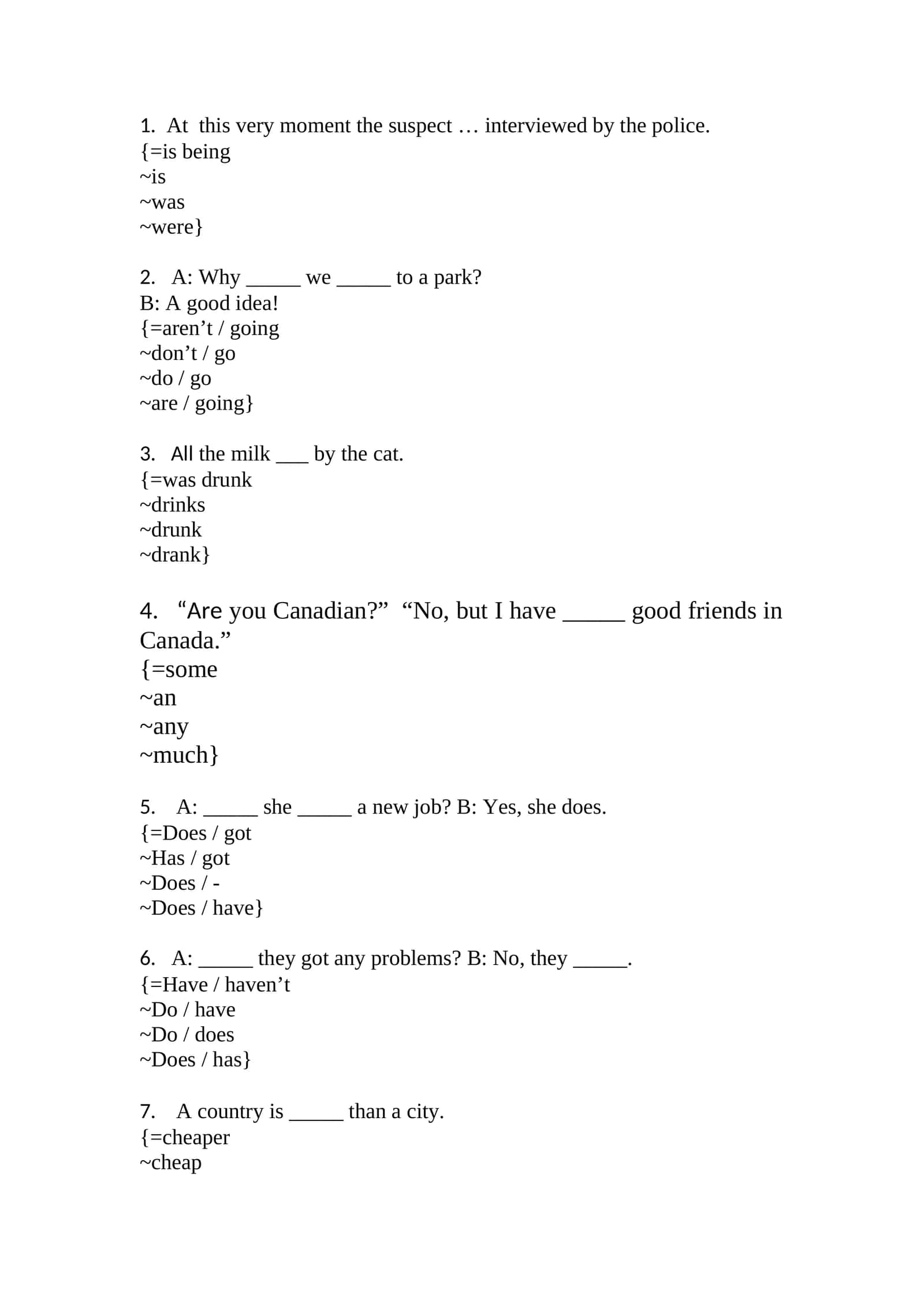 Verb Tenses Practice 1
