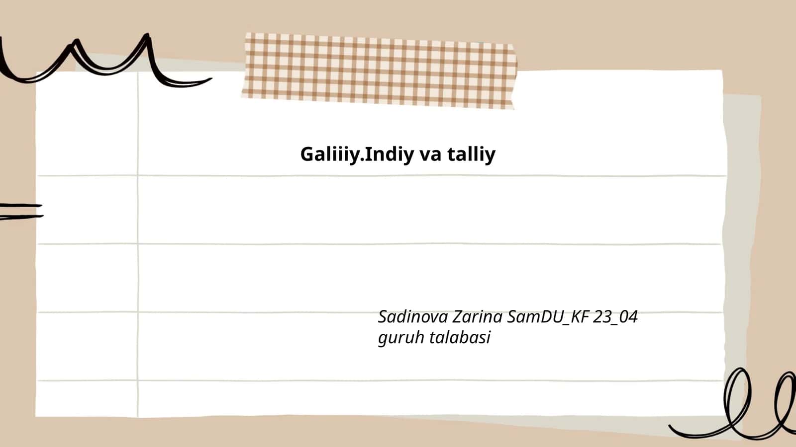 Galliy elementi 1