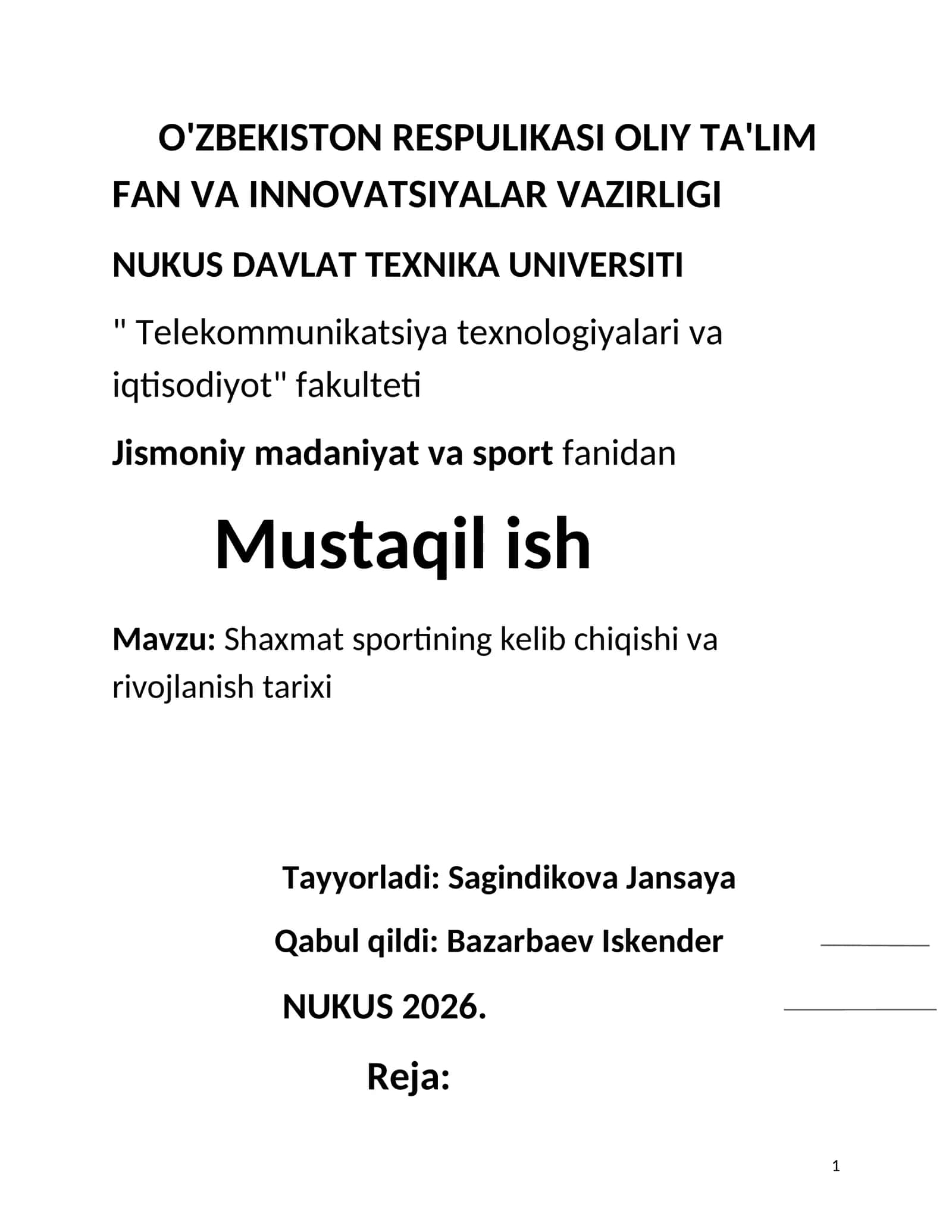 Shaxmat sportining kelib chiqishi va rivojlanish tarixi 1