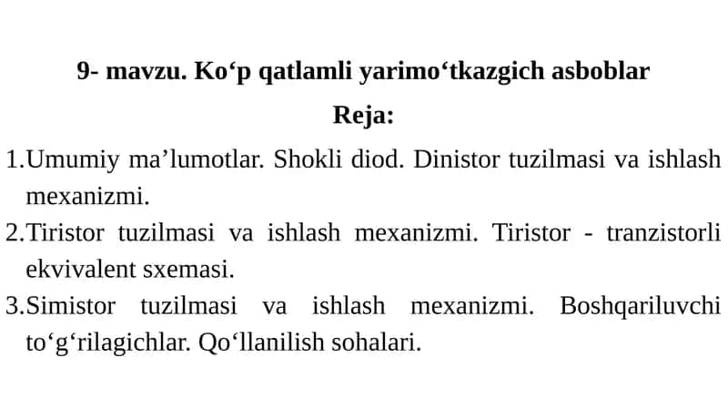 Ko‘p qatlamli yarimo‘tkazgich asboblar 1
