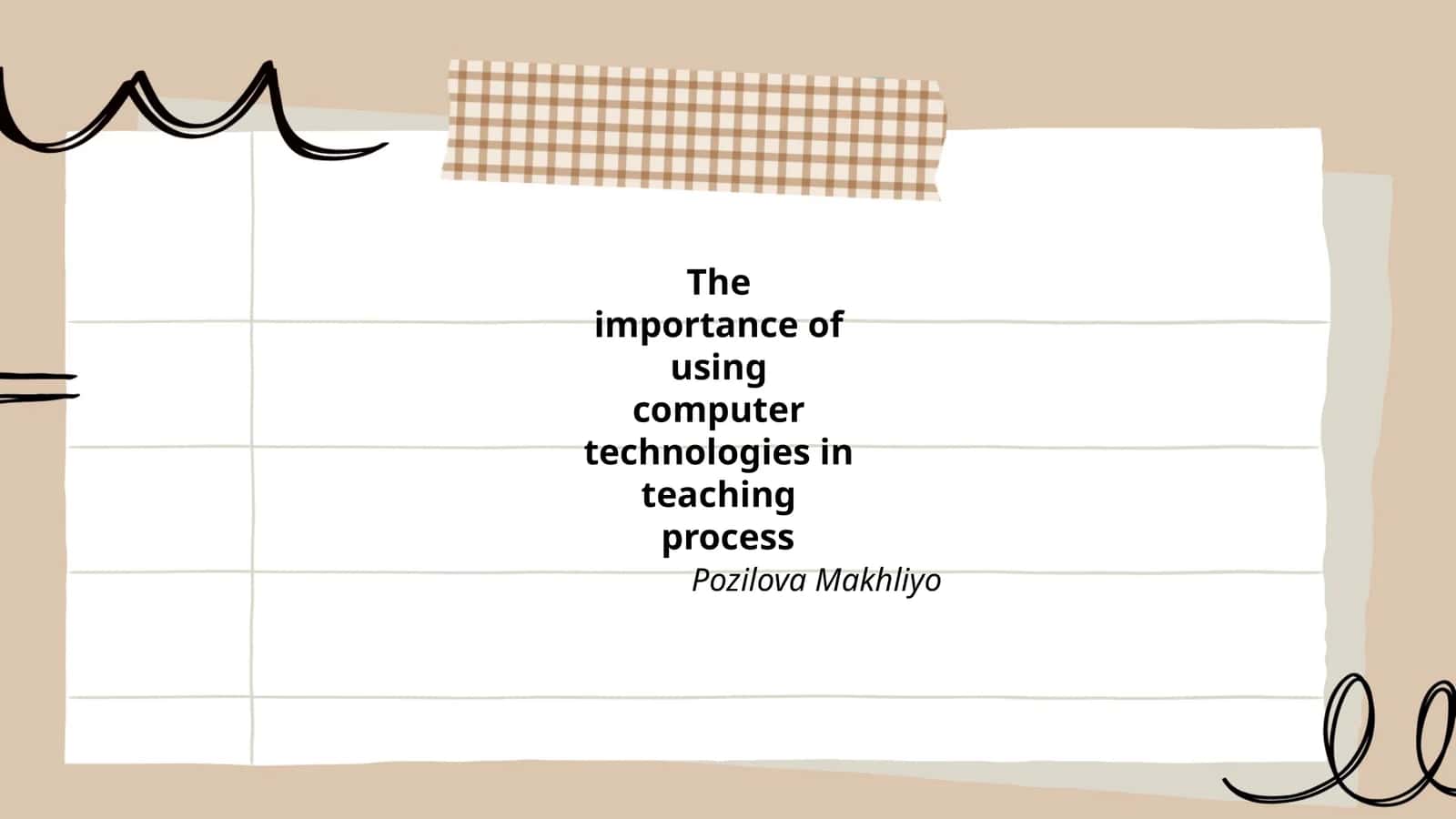 Integration of Multimedia in Education 1