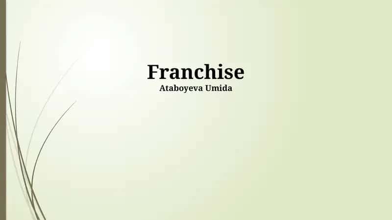 Franchise Fundamentals 1