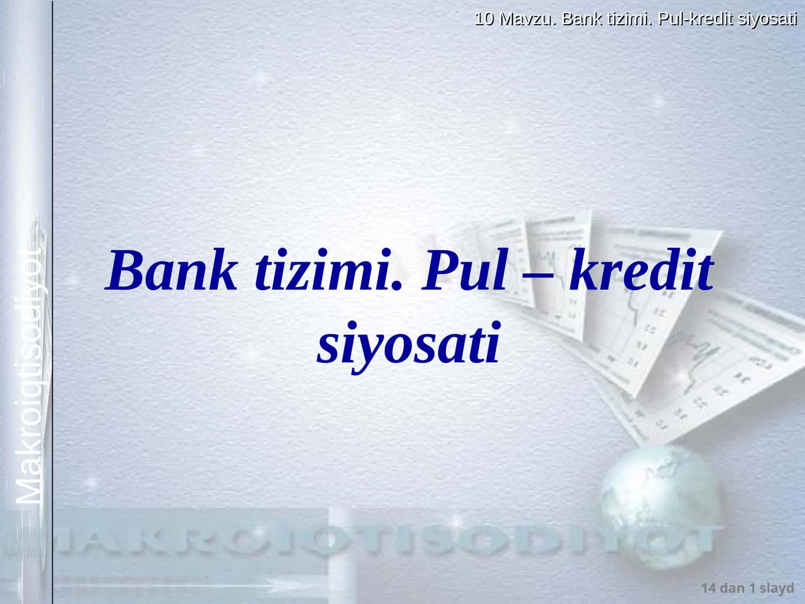 Moliya tizimi 1