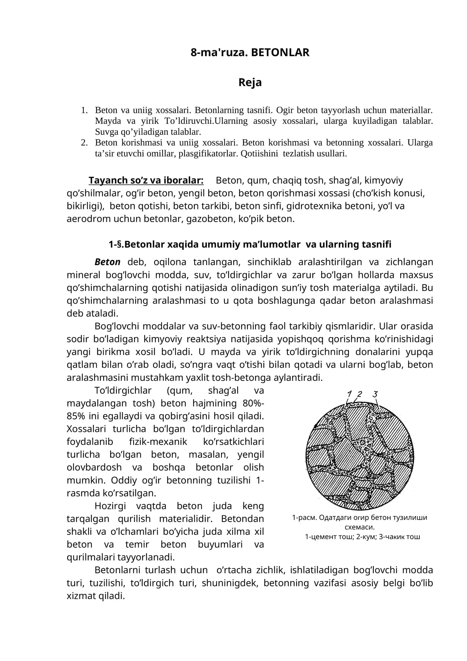 Betonlar 1