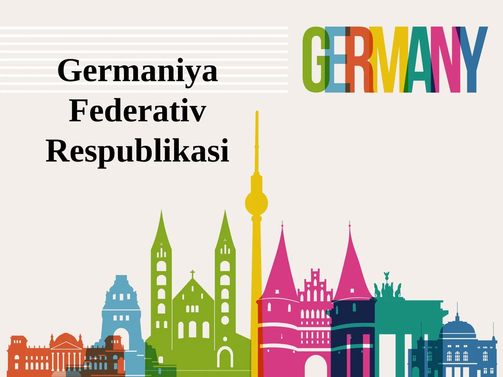 9-sinf Geografiya fanidan Germaniya Federativ Respublikasi dars ishlanma 1