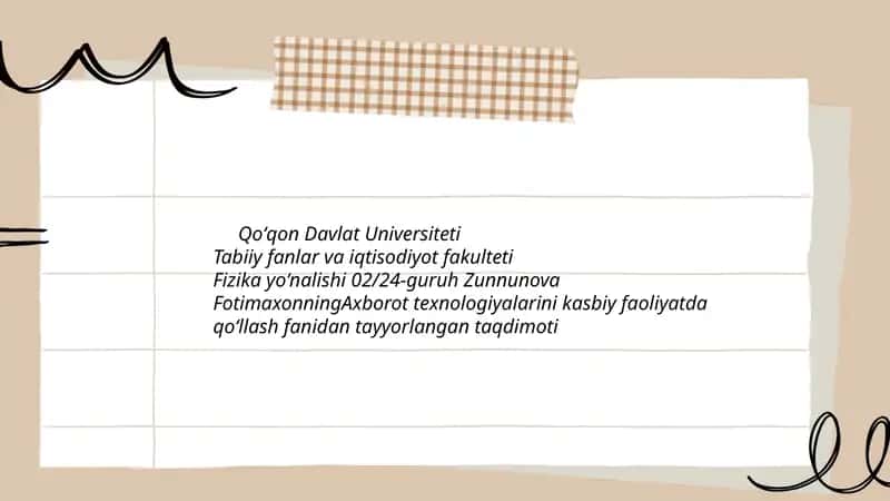 Zamonaviy kompyuterlar va ularning turlari 1