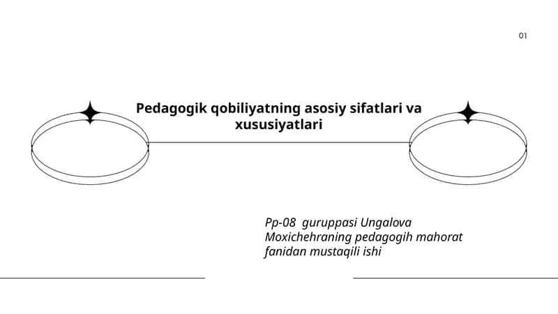 Pedagogik qobiliyatning asosiy sifatlari va xususiyatlari 1