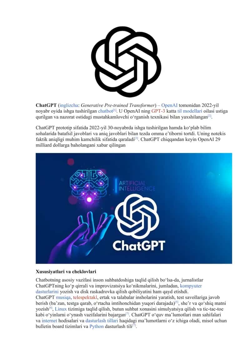 ChatGPT 1